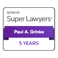 Paul Grinke Super Lawyers 5 Years