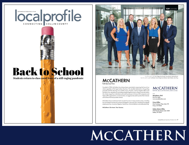 Local Profile Top Lawyers 2020 McCathern