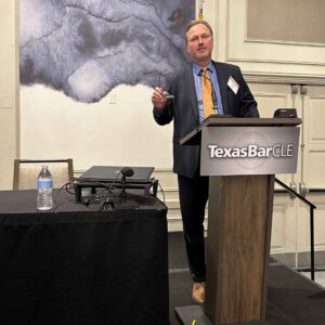 Scott Becker Speaking at the 2023 TexasBarCLE Advanced Criminal Law Course